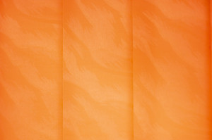 Szalagfüggöny, textil lamellas árnyékoló függöny 127mm - Beata 9607 narancssárga - Img 3