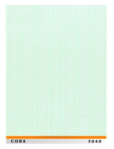 Szalagfüggöny, textil lamellas árnyékoló függöny 127mm - Cora 5040 világos zöld - Img 3