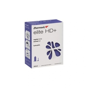 Elite HD+ Regular silicon de adiție 2x50 ml cartuș mov