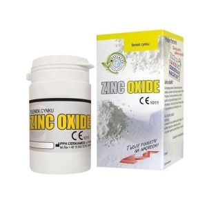 Oxid de zinc pudră 50g Cerkamed pentru cimenturi dentare