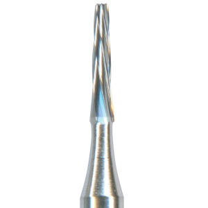 Freza extradura cilindro-conica lunga de laborator H23L-012-HP