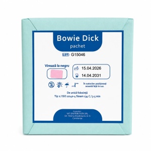 Test Bowie Dick pentru testare autoclav