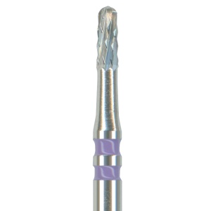 Freza pentru coroane cilindrica lunga cu varf rotunjit H4KMKL-012-FG pentru coroane metalice sau din portelan