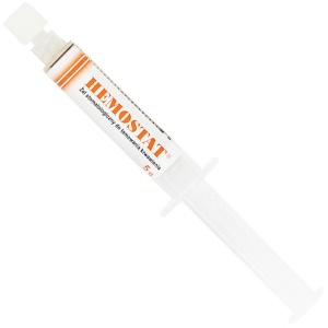 gel hemostatic dentar pentru controlul sangerarii