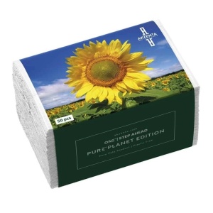 Bavete câmpuri dentare Bio Pure Planet albe 500 buc protecție pacient