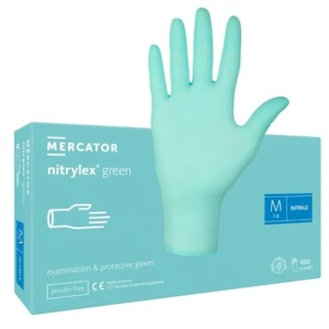 manusi nitril green profesionale cabinet stomatologic