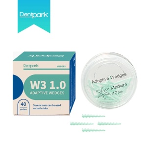 Pene interdentare W3 1.0 cu adaptabilitate mare 40 buc