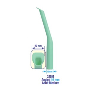 Canule aspirație HVE Premium Plus 16 mm adult medium 10 buc
