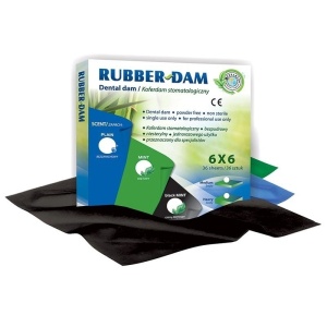 Folii diga 6x6 36 buc – folie latex pentru izolare dentară
