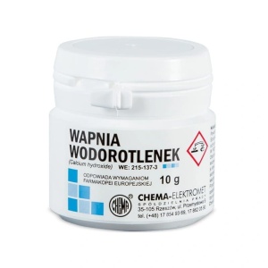 Hidroxid de calciu pudră 10g Chema pentru tratamente endodontice
