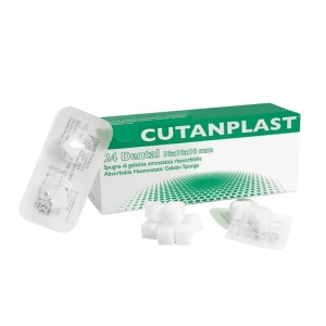 burete hemostatic cutanplast 10x10x10 mm 24 buc