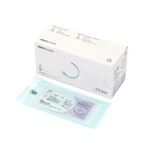 Fir sutură PGA (acid poliglicolic) resorbabil 45 cm Wego Sutures