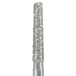 Freza diamantata Abacus cilindro-conica cu muchii rotunjite Z847KR-C-FG