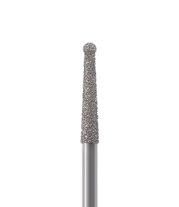 Freza diamantata globulara lunga cu guler 802L-FG