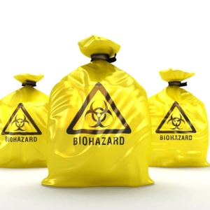 Sac biohazard pentru deseuri medicale stomatologie