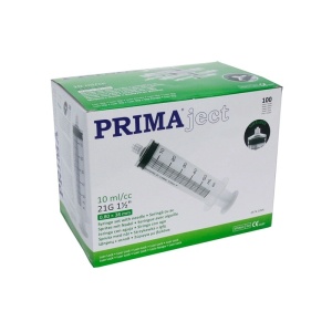 Seringi PC 10 ml Luer Lock PRIMA 100 buc de unică folosință