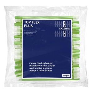 aspiratoare dentare flexibile cu fir metalic integrat