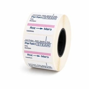 Etichete dublu adezive cu indicator abur 29x28mm pentru pistol Perfekt