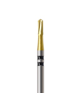 Freza pentru coroane metalice cilindrica lunga cu varf rotunjit T34L-FG