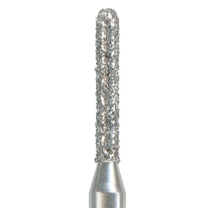 Freza diamantata cilindrica cu varf rotunjit 880-FG