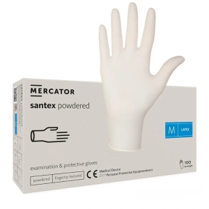 manusi examinare latex pudrate cabinet stomatologic