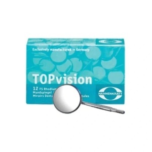 Oglinzi dentare TopVision FS Rhodium Hahnenkratt fără distorsiuni set 12 bucati