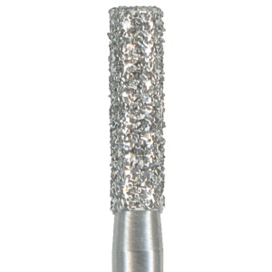 Freza diamantata cilindrica cu varf rotunjit 836-FG