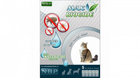 Pipeta antiparazitara pentru pisica NBP Max Biocide, 5buc
