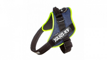 Ham IDC Power pentru caini Julius K9, Jeans Neon
