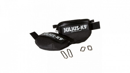 Borsetute pentru hamurile Julius K9, Mini-4, Negru