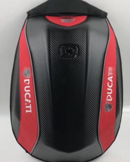 Rucsac moto cu inscriptiile DUCATI ROSU