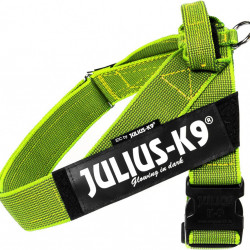 Ham Banda IDC Julius K9 pentru caini, Marimea 2, 28-40kg, NEON