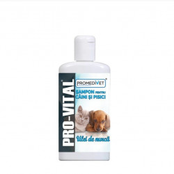 Sampon pentru caini si pisici, Pro Vital cu ulei de nurca, 200 ml