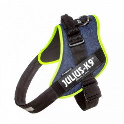 Ham IDC Power pentru caini Julius K9, Jeans Neon