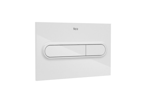 PL1 DUAL - Clapetă de acționare cu dublă comandă, pentru rezervor ascuns ALB A890095000