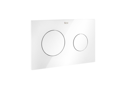 CLAPETA PL10 DUAL – Placa de actionare cu dubla comanda pentru rezervor ascuns ALB