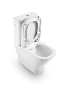 THE GAP SQUARE - Rezervor WC, mecanism dublă acționare 4/2 L, cu admisie inferioară, pentru WC compact Rimless®, lipit de perete - Img 2