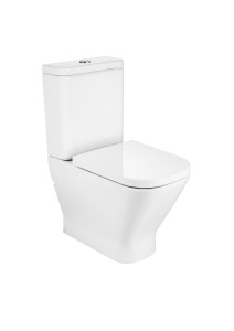 SQUARE - Rezervor WC, mecanism dublă acționare 4/2 L, cu admisie inferioară, pentru WC compact Rimless®, lipit de perete - Img 4