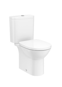 ROUND - Vas WC pe pardoseală, Rimless®, cu evacuare dublă - Img 1