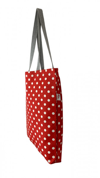 Ceger srednji POLKA DOT RED side