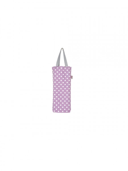 Ceger za bocu POLKA DOT PURPLE hanging