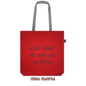 Veliki ceger CRVENI sa vezom Ne Moram Ništa