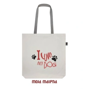 Veliki ceger BELI sa vezom Love Dog