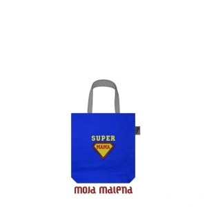 Ceger za knjigu ROJAL PLAVI sa vezom Super Mama