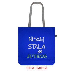 Veliki ceger ROJAL PLAVI sa vezom Nisam Stala