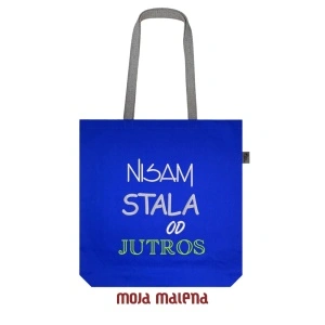 Veliki ceger ROJAL PLAVI sa vezom Nisam Stala