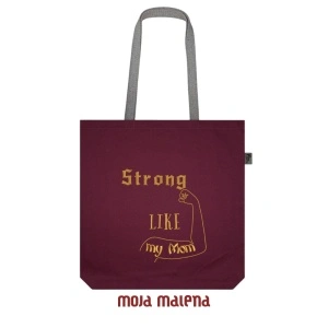 Veliki ceger BORDO sa vezom Strong Mom