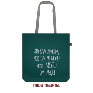 Veliki ceger ZELENI sa vezom Starija