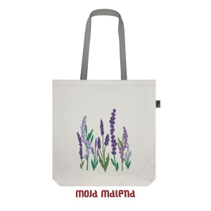 Veliki ceger BELI sa vezom Lavanda