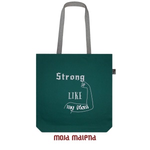 Veliki ceger ZELENI sa vezom Strong Mom